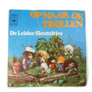 Vintage Thomas Dam Troll Vinyl Single LP De Leidse Sleuteltjes Dutch Single Collectible LP