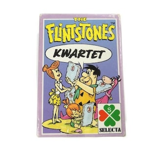 Vintage The Flintstones Go Fish Game Quartet Card Game 1990 Card Game