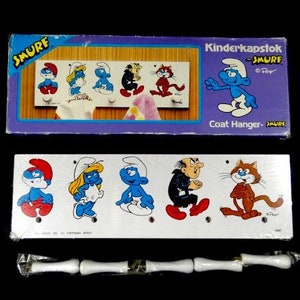 1 Cabide vintage The Smurfs Cabide Peyo Cabide infantil