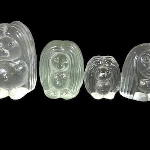 1 Vintage Glass Bergdala Troll Swedish Design Glass Scandinavian Troll Nr 3