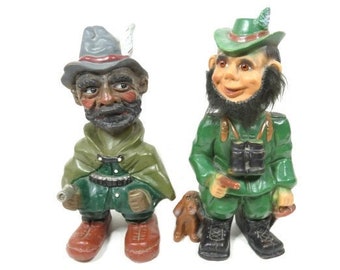 Figurine Heico Original Western Germany Vintage à Tête Mobile