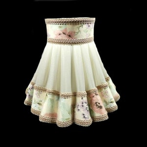 Vintage Flower Lampshade Beautiful Elegant Lamp Shades Fabric Lamp Shades Lamp Shades