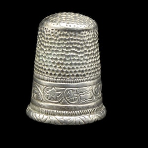 Vintage Sterling Silver 925 English Thimble