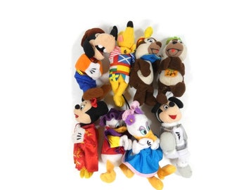 1 Vintage Disneyland Paris Stuffed Plush McDonald's Happy Meal Toy 2000