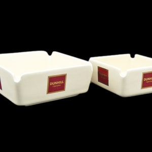 Vintage Dunhill Ashtray - Ceramic Cigarette English London