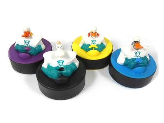 1 Vintage Mighty Ducks Puck Mcdonald's Happy Meal Toy Disney