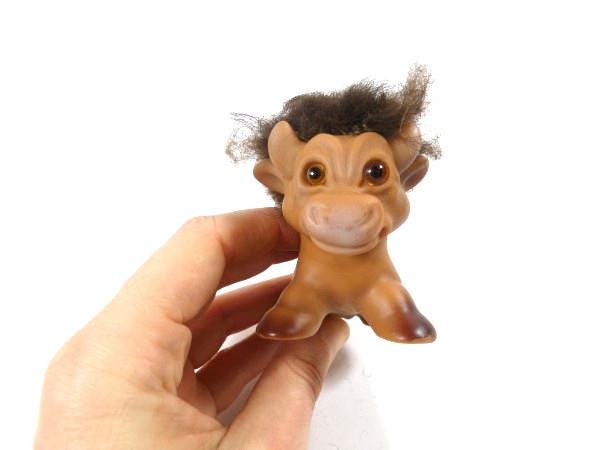 Vintage Thomas Dam Cow Troll Doll Made in Denmark - Etsy