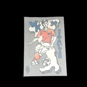 1 Stor Vintage VM Fotboll 1994 Italien Strykmärke Holländska Landslaget bild 1