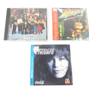 1 Vintage McDonald&#39;s Collectors CD Zapper Operacion Triunfo Or Ronald McDonald Award CD