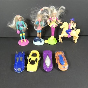 1 Vintage Hot Wheels Or Barbie McDonald&#39;s Happy Meal Toy McDonalds Collectable Toys 1996