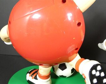 ヴィンテージサッカースポーツM&Mディスペンサー オレンジまたは赤