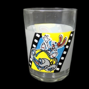 Vintage Roger Rabbit Glas Trinkglas Französisches Glas