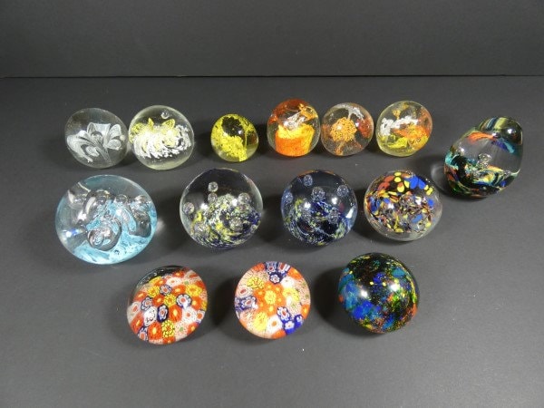 1 Glass Paperweight Decorative Paperweight Art Glass Paperweight Blown Glass Paperweight