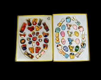 1 Vintage Osterei Dekoration Set Oster Dekoration In Der Original Box
