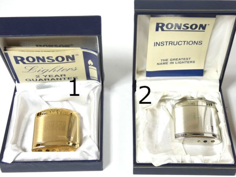 1 Vintage Ronson Lighter in the Original Box Varaflame Nr 2 - Etsy ...