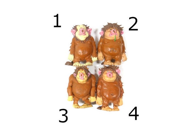 1 Vintage David the Gnome Troll Figurine Toy Rien Poortvliet