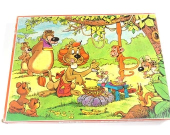 1 Vintage Loeki De Leeuw Loekie The Lion Jigsaw Puzzle Advertising Lion Tv Commercial Dutch