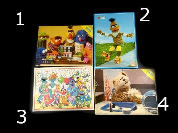 セサミストリート パズル レア★レトロ ヴィンテージ セサミストリート ジグソーパズル バート マペット