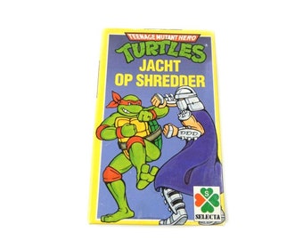 Vintage TMNT Teenage Mutant Ninja Turtles Spiel Kartenspiel 1990 Teenage Mutant Hero Turtles Die Jagd nach Shredder