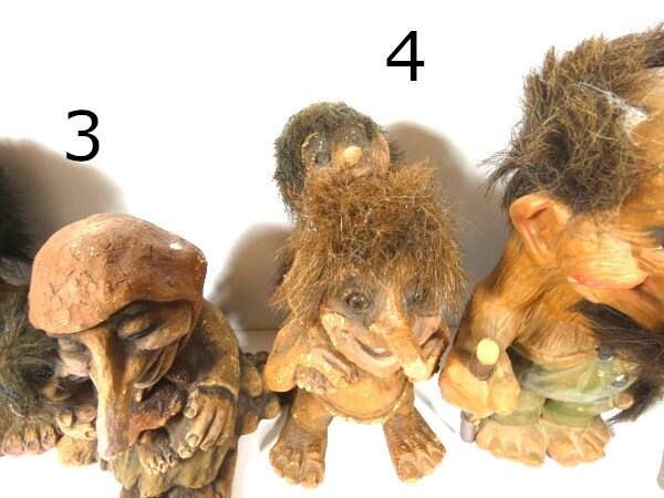 1 Vintage Norwegian Troll Nyform Fosse Troll - Etsy