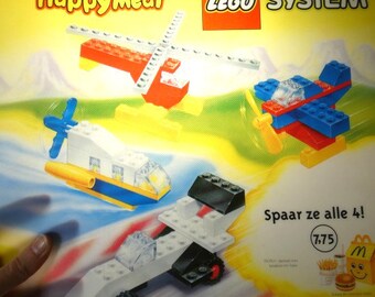 Vintage Lego Duplo Translite Display McDonald's Happy Meal Display  McDonalds Collectable Display Lego Toys 1994