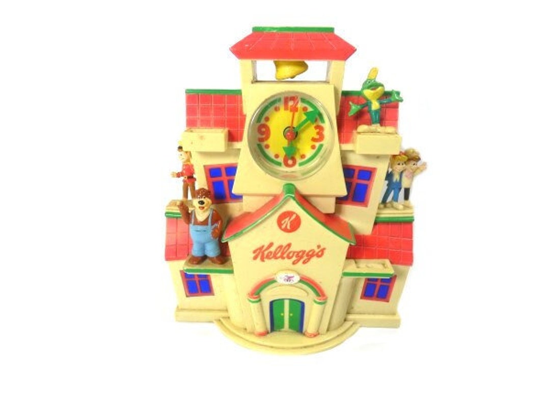 Kellogg,s ケロッグ  希少 アンティーク 希少なヴィンテージ ケロッグ コーンフレーク クロック 1999