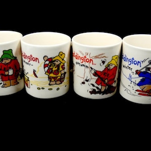 1 Vintage Paddington Bear 4 Seasons Mug Spring Summer Autumn Or Winter Coffee Mug Tea Mug Cup 1995