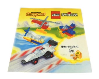 Vintage Lego Duplo Translite Display McDonald's Happy Meal Display  McDonalds Collectable Display Lego Toys 1994