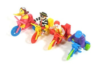 1 ヴィンテージバイク 楽しい三輪車 ハッピーミールおもちゃ