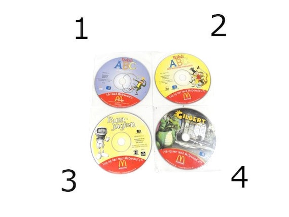 Life with IDÉE CD-ROM カタログ 1999年版 1 Vintage Rare Swedish or Danish Cd-rom for Mcdonald's Happy Meal
