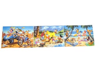 1 ヴィンテージ ディズニー ブロックパズル ドナルドダック ミッキー