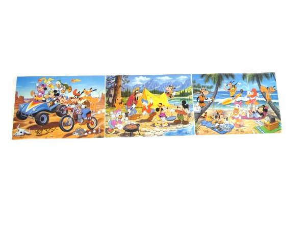 1 ヴィンテージ ディズニー ブロックパズル ドナルドダック ミッキー