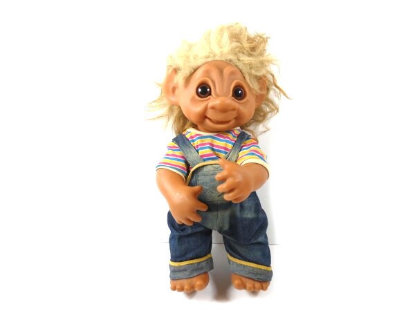 Vintage 17 Inch Posable Giant Henry Thomas Dam Troll From 1979