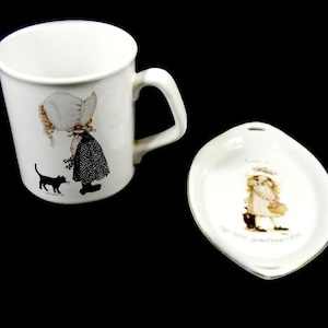 Vintage Holly Hobbie Coffee Cup Mug Or Dish