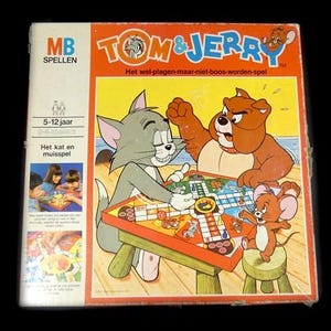 Vintage Tom And Jerry Board Game Cartoon Game 1981