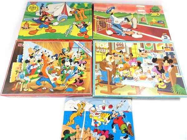 ヴィンテージ ミッキーマウス ジグソーパズル ディズニーパズル - Etsy