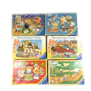 1 Vintage Mainzelmannchen Music Jigsaw Puzzle Complete Ravensburger