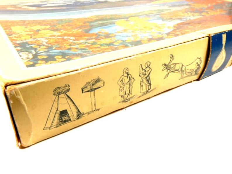 Vintage Super Rare Lapland Matchbox Set the Lapps Matchboxes Etsy