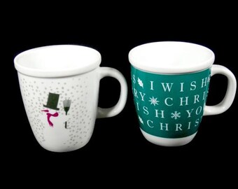 1 Big Vintage Bodum Christmas Mug Coffee Mug Tea Mug Vintage Swiss Design Danish Design Tea Glasses Danish