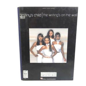 1 livre de partitions vintage Destiny's Child Les écrits sur le mur de 1999