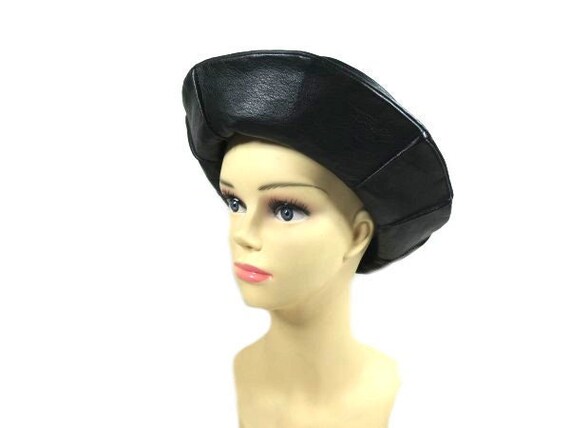 Vintage Black Breton Style Hat Dutch 