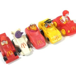 1 Vintage Turbo Macs McDonald&#39;s Happy Meal Toy Figure From 1990 McDonalds Collectable Car