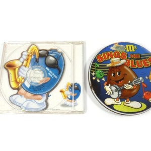 1 Vintage M&M Single CD Maxi Single Blue M and M Shape CD Rare Chocolate Characters