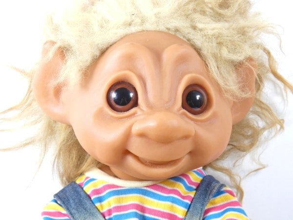 Vintage 17 Inch Posable Giant Henry Thomas Dam Troll From 1979