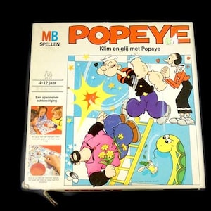 1 Vintage Popeye The Sailorman Board Game Cartoon Game 1979