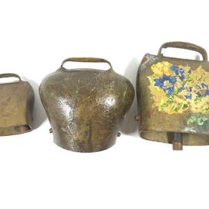 1 Small Or Big Vintage Brass Cowbell Austria Germany Switzerland Nr 5
