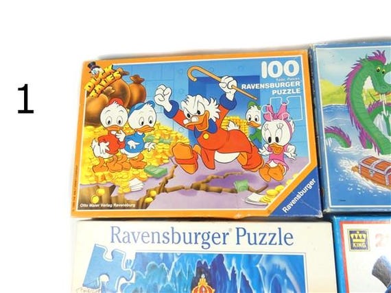 1 Vintage Ducktales Scrooge Mcduck Jigsaw Puzzle Duck Tales - Etsy