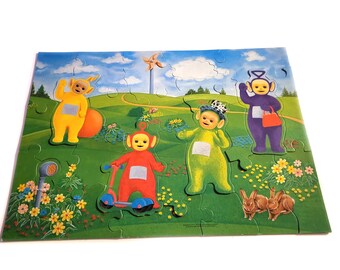Vintage Teletubbies Maxi Jigsaw Puzzle Kids TV Show 1996 - Etsy