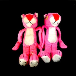1 Vintage Pink Panther Stuffed Plush Toy Stuffed Animal 1983