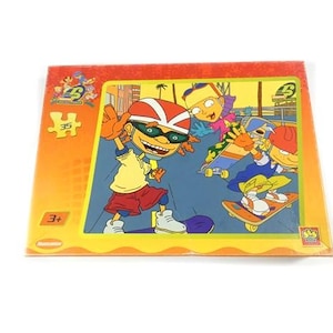 Vintage Rocket Power-puzzel Nickelodeon-puzzel 2004